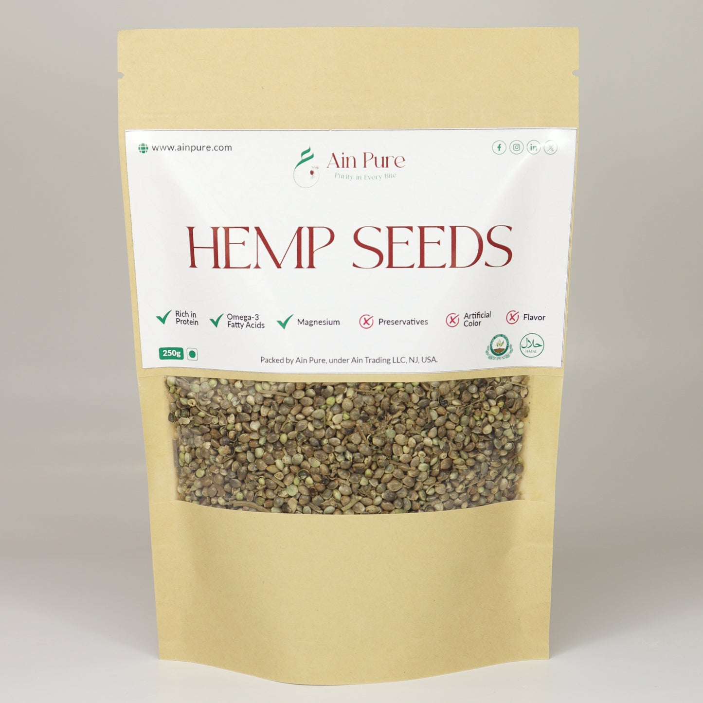 Hemp Seeds (250g)